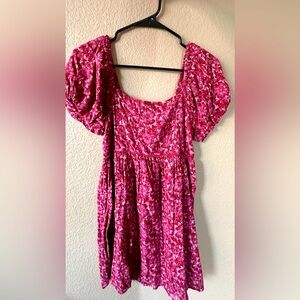 American eagle floral babydoll dress